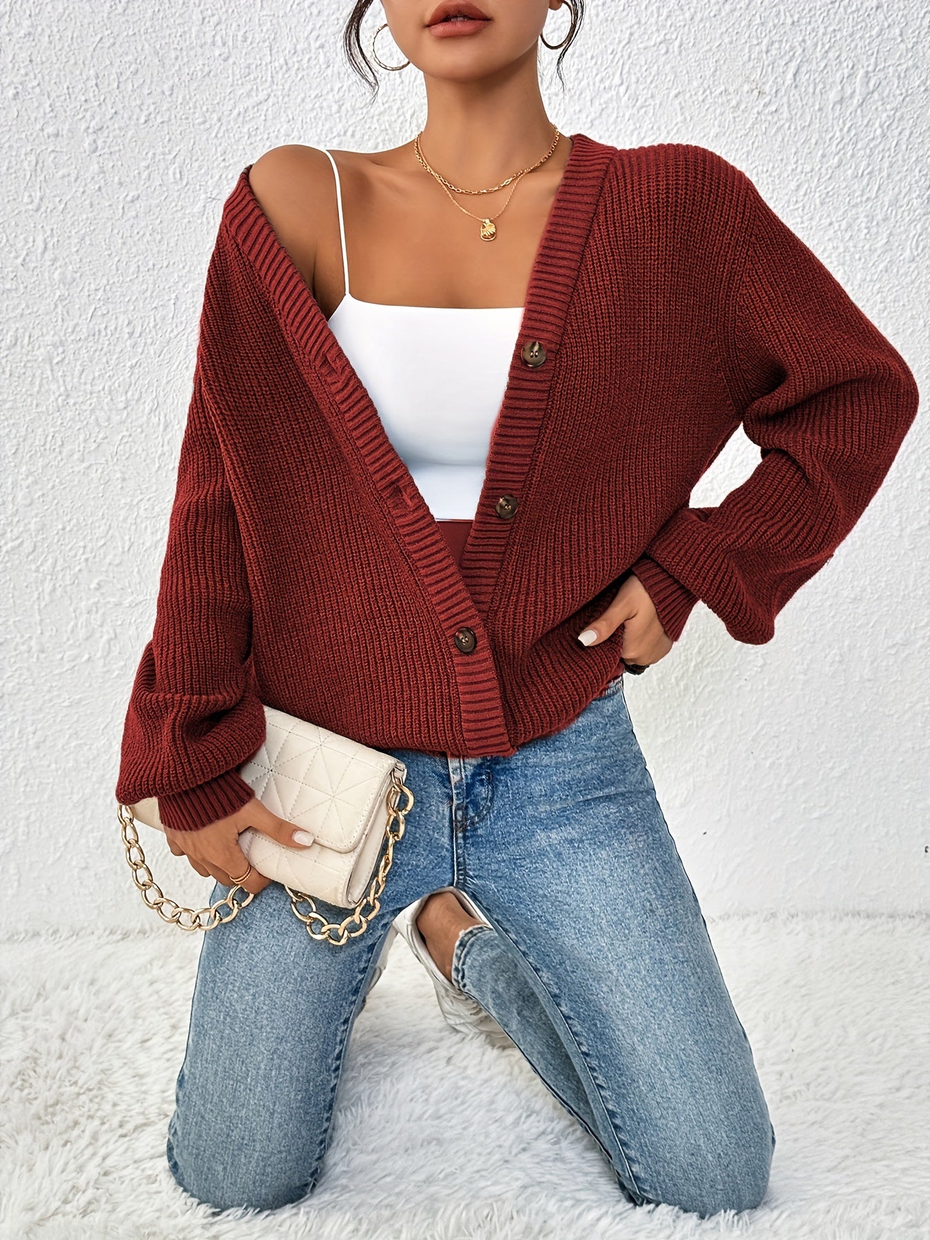 Knitted Cardigan Jacket